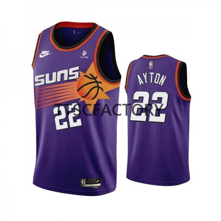 NBA Mænd Trøje Phoenix Suns DeAndre Ayton 22 Nike 2022-23 Classic Edition Lilla Swingman NBA Mænd Trøje Phoenix Suns DeAndre Ayton 22 Nike 2022-23 Classic Edition Lilla Swingman